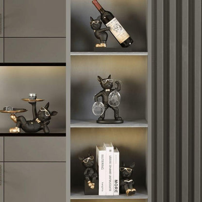 Weinflaschenhalter Französische Bulldogge – Charmantes Design Für Weinliebhaber 5