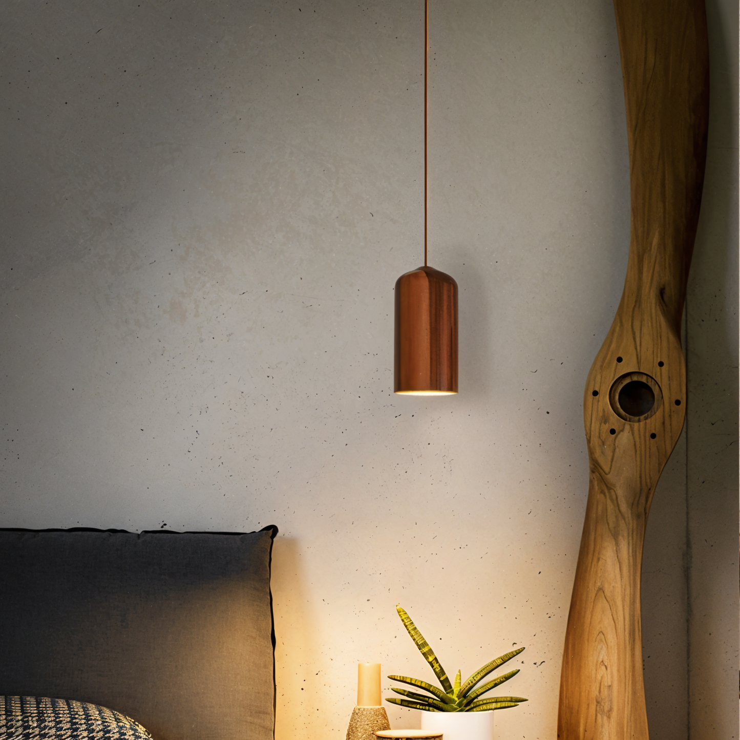 WoodTube Pendelleuchte Holz Modern – Elegante Atmosphäre für Ihr Esszimmer 4