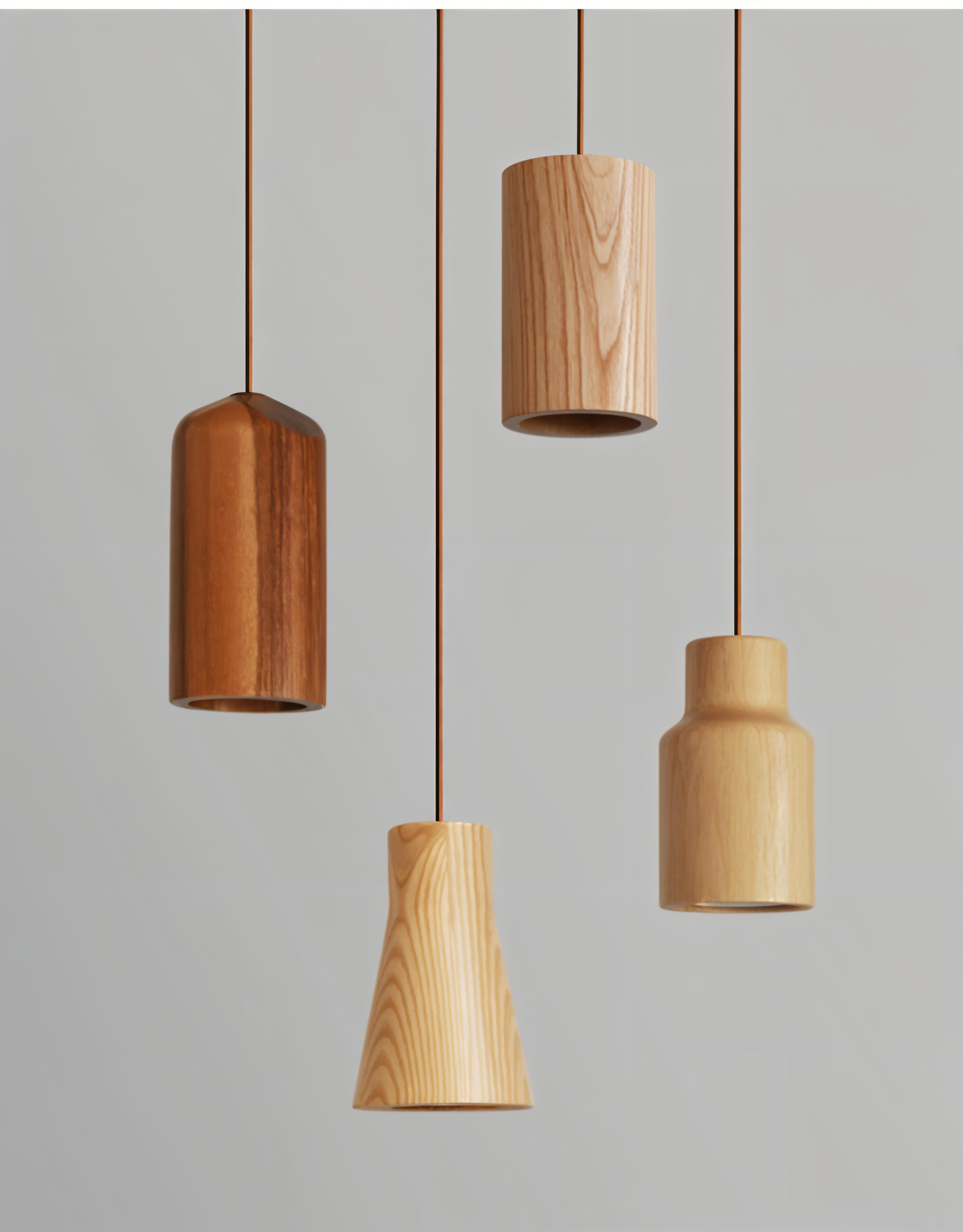 WoodTube Pendelleuchte Holz Modern – Elegante Atmosphäre für Ihr Esszimmer 5