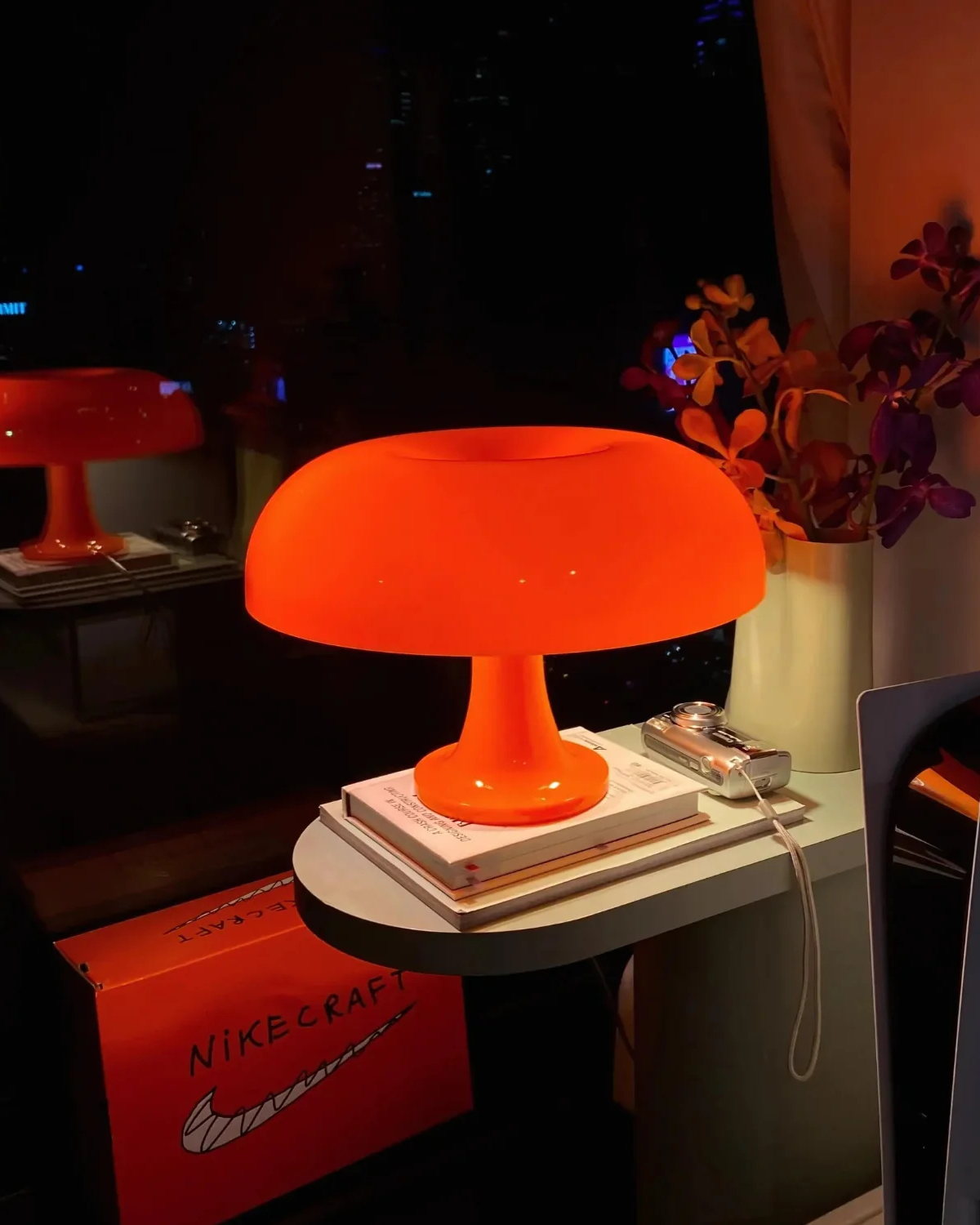 Tischlampe Retrokuppel – Fröhlicher Schein mit Sanfter Lichtstreuung