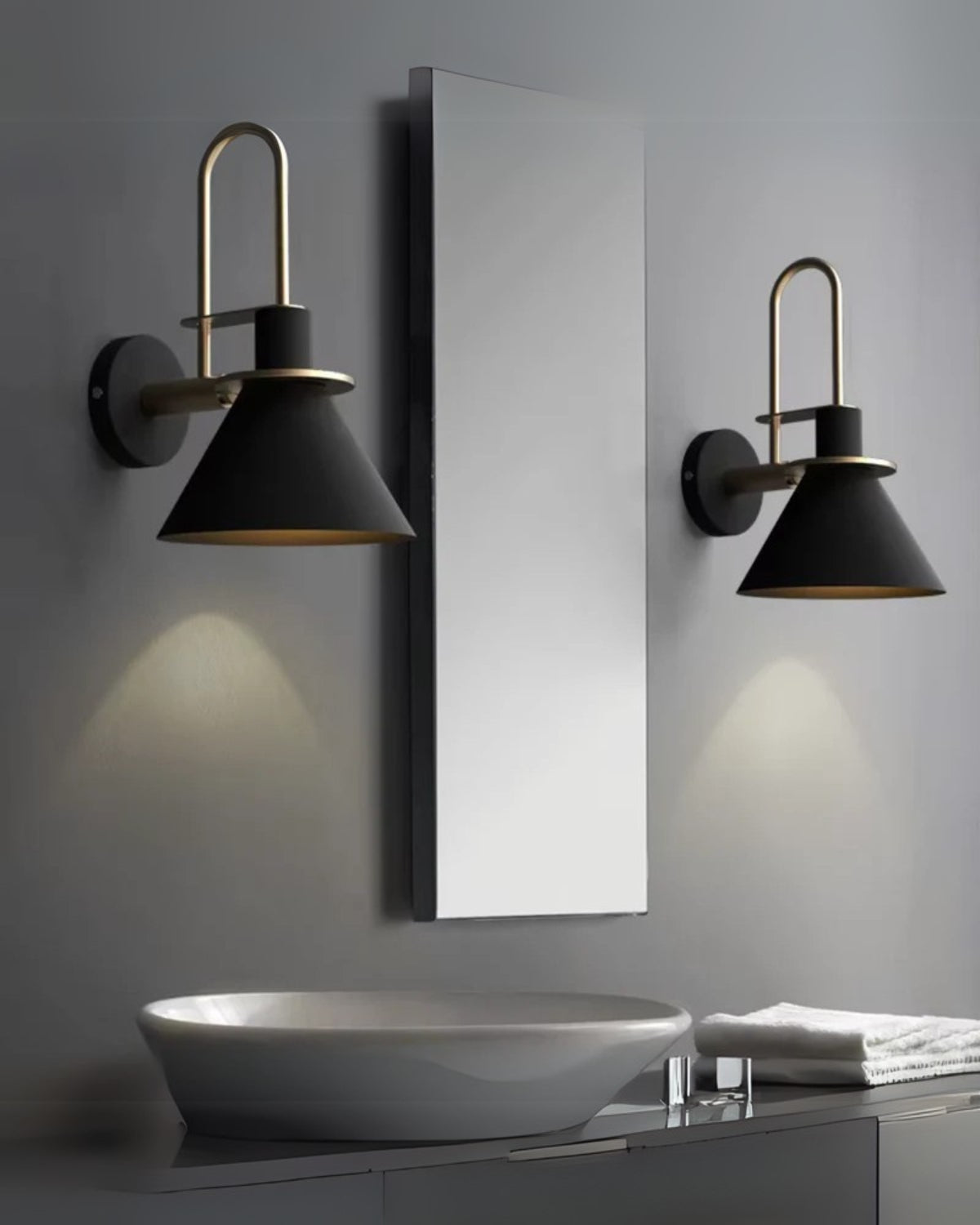 Kegelschirm Wandleuchte – Gezielter Lichtstrahl