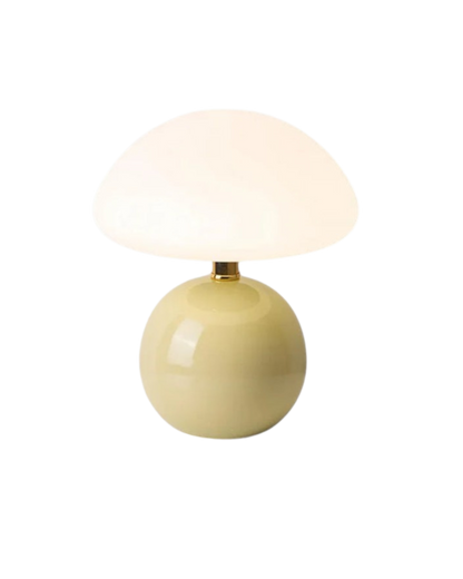 Tischlampe Kugelform Rot – Sanfte Lichtkuppel