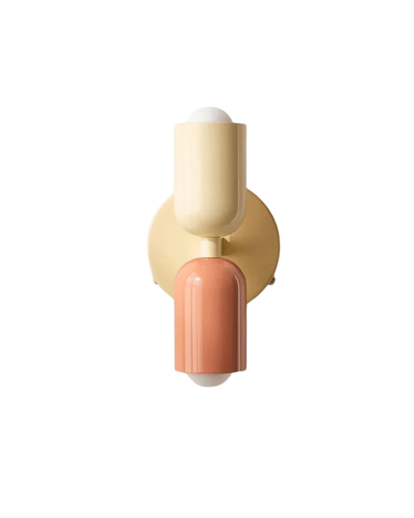 Bunte Rundkappen Wandleuchte – Zweiseitiger Lichtakzent