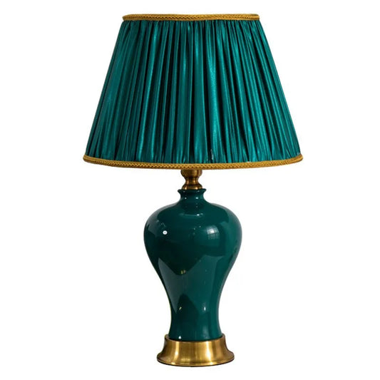 <strong>Amerikanische Retro Keramische Tischlampe</strong> – Minimalistisches Design für Romantische Atmosphäre 3