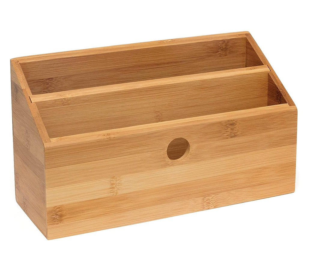 <strong>Bambus Desktop Rechnungs- und Post-Organizer</strong> – Praktische Ordnung für Ihr Büro 0