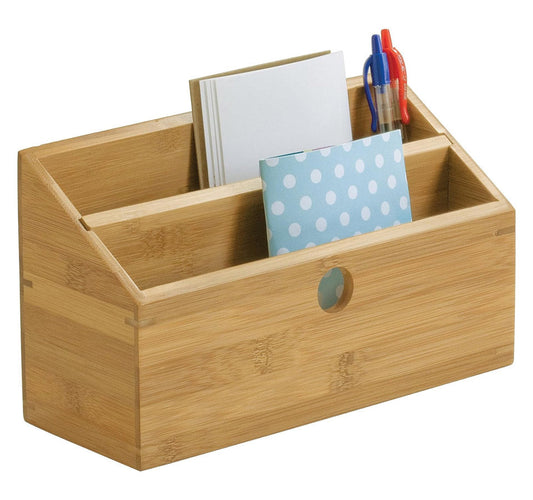 <strong>Bambus Desktop Rechnungs- und Post-Organizer</strong> – Praktische Ordnung für Ihr Büro 1