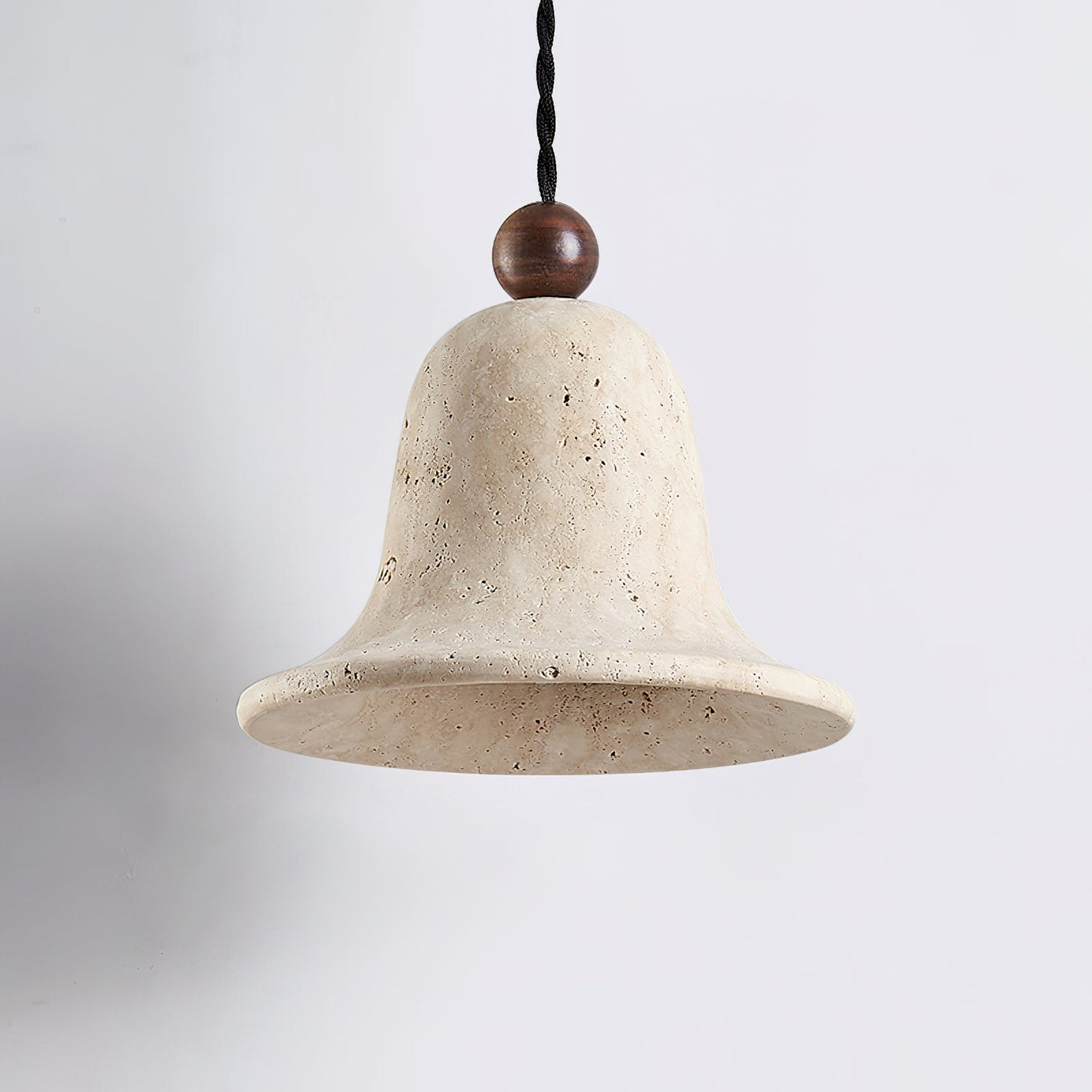 <strong>GLOCKEN-PENDELLEUCHTE AUS TRAVERTIN</strong> – Elegante Lichtquelle für Stilvolle Räume 3