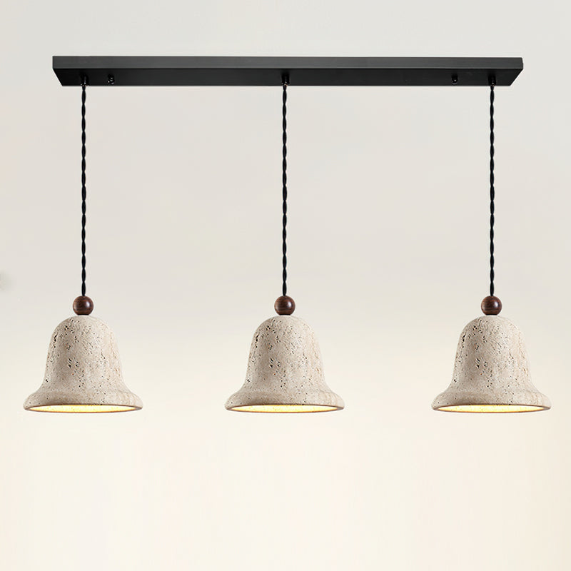 <strong>GLOCKEN-PENDELLEUCHTE AUS TRAVERTIN</strong> – Elegante Lichtquelle für Stilvolle Räume 4