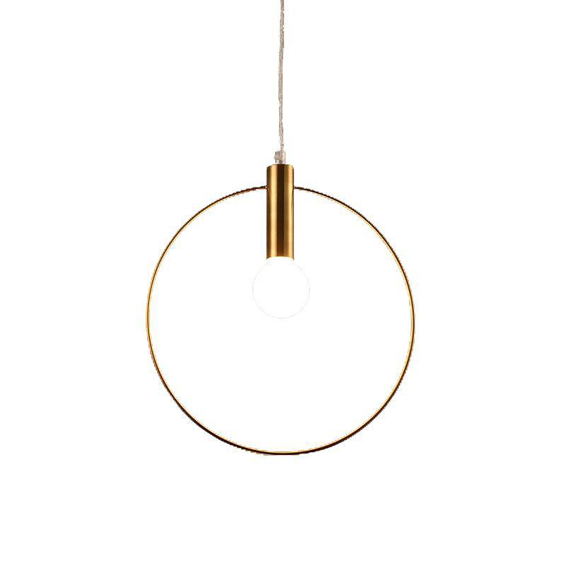 <strong>Goldene LED-Pendelleuchte Runde Form</strong> – Elegante Lichtgestaltung für Ihr Zuhause 5