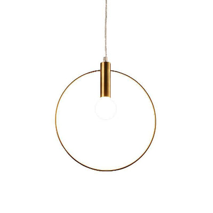 <strong>Goldene LED-Pendelleuchte Runde Form</strong> – Elegante Lichtgestaltung für Ihr Zuhause 5