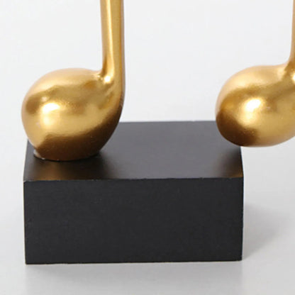 <strong>Goldene Musiker-Noten-Skulptur</strong> – Elegante Musiksymbol-Dekoration für Ihr Zuhause 8