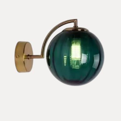 <strong>Goldene Wandleuchten Mit Gerippter Glaskugel</strong> – Stilvolles Licht Für Ihr Zuhause 9
