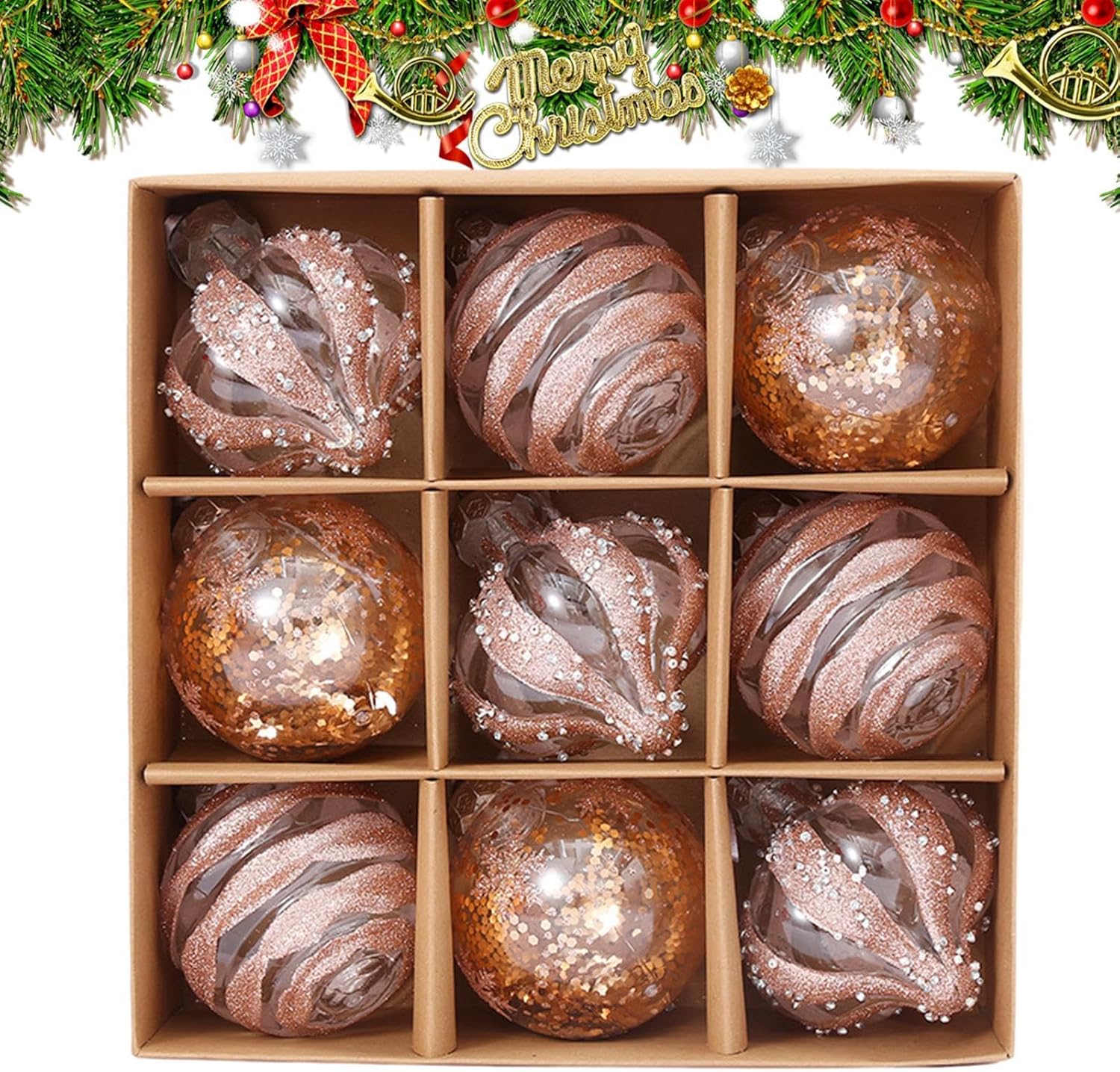 <strong>Goldene Weihnachtskugeln Set</strong> – Stilvolle Dekoration für Ihr Zuhause 7