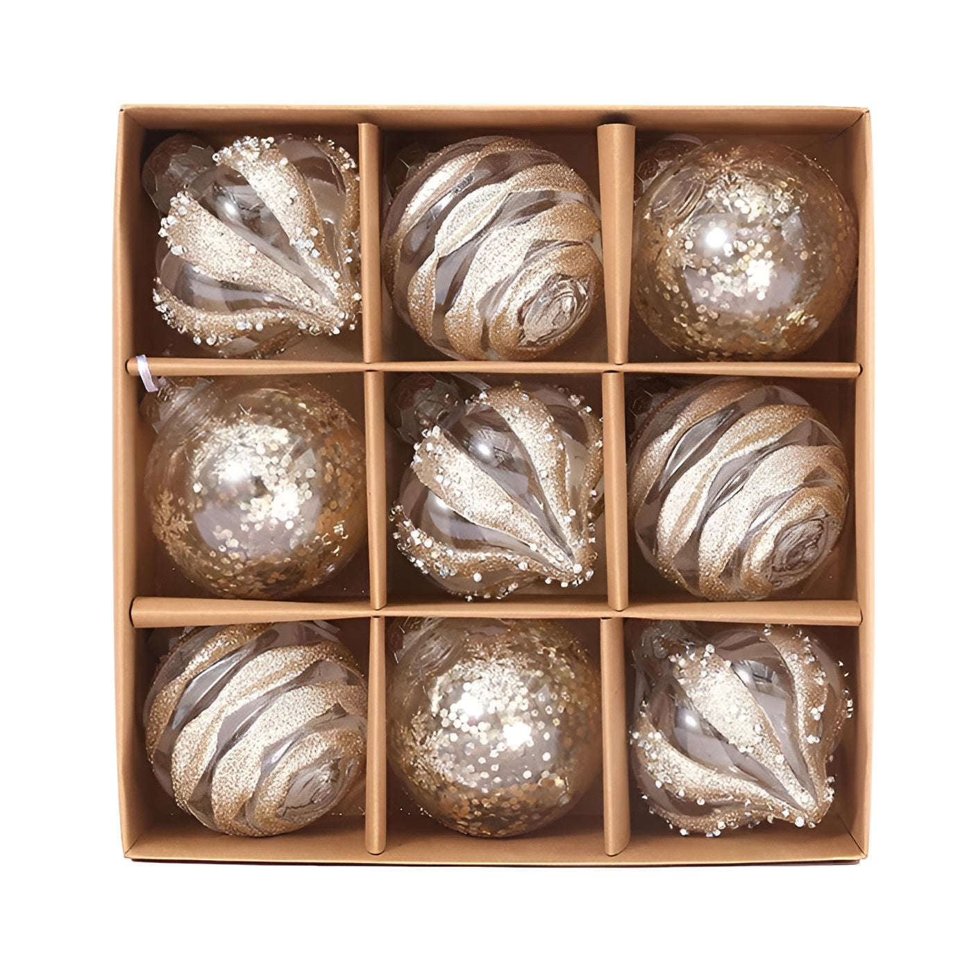 <strong>Goldene Weihnachtskugeln Set</strong> – Stilvolle Dekoration für Ihr Zuhause 9