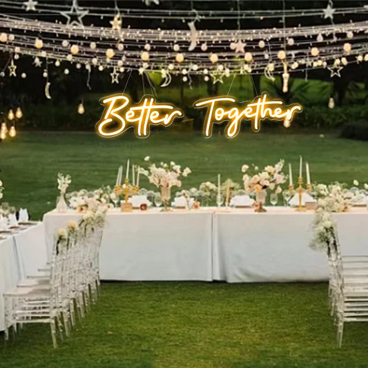 <strong>LED NEON LICHTSCHILD FÜR HOCHZEITEN</strong> – Stimmungsvolles Licht für Besondere Anlässe 1