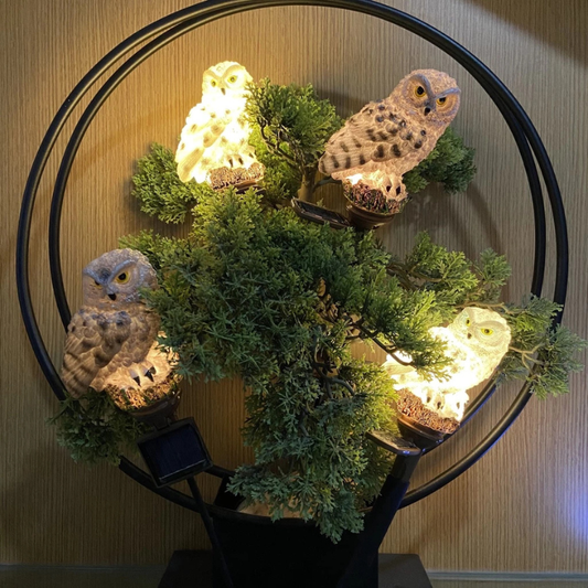 <strong>LumaOwl™ Solarbetriebene Garten-Eulenlampe</strong> – Charmante Beleuchtung für Ihren Garten 1