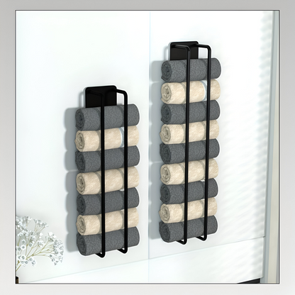 <strong>Metallischer Handtuchhalter</strong> – Stilvolle Ordnung für Ihr Badezimmer 1