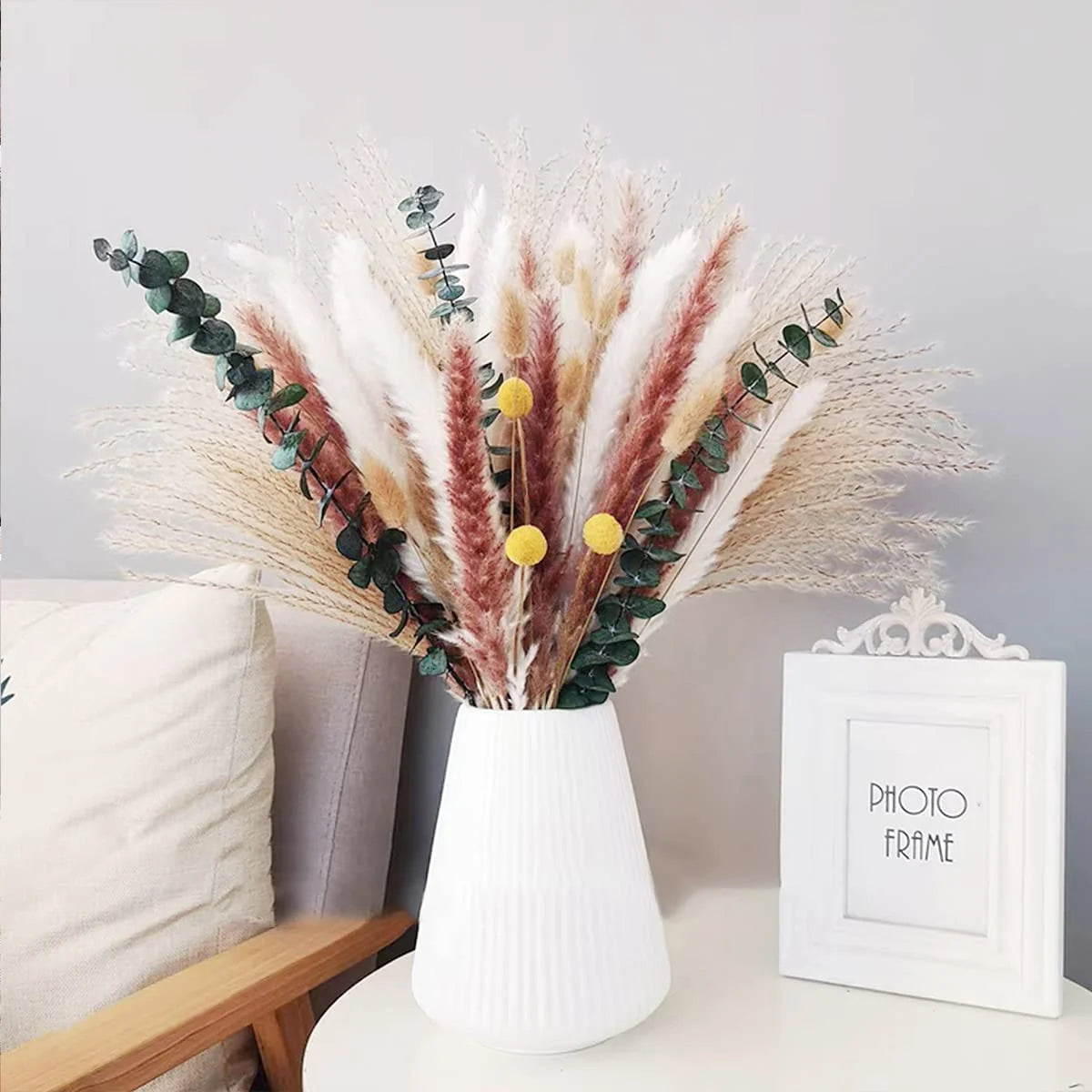 <strong>Natürlicher Getrockneter Pampasgras-Blumenstrauß</strong> – Elegante Boho-Dekoration für Ihr Zuhause 11