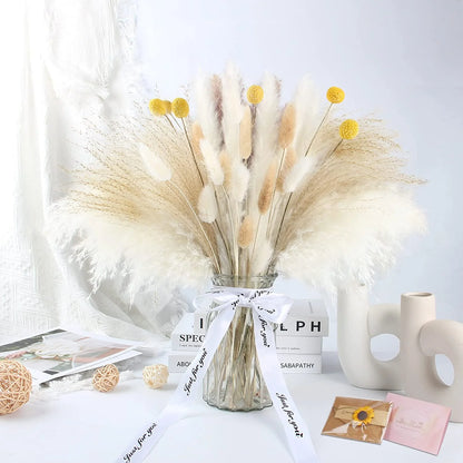 <strong>Natürlicher Getrockneter Pampasgras-Blumenstrauß</strong> – Elegante Boho-Dekoration für Ihr Zuhause 12