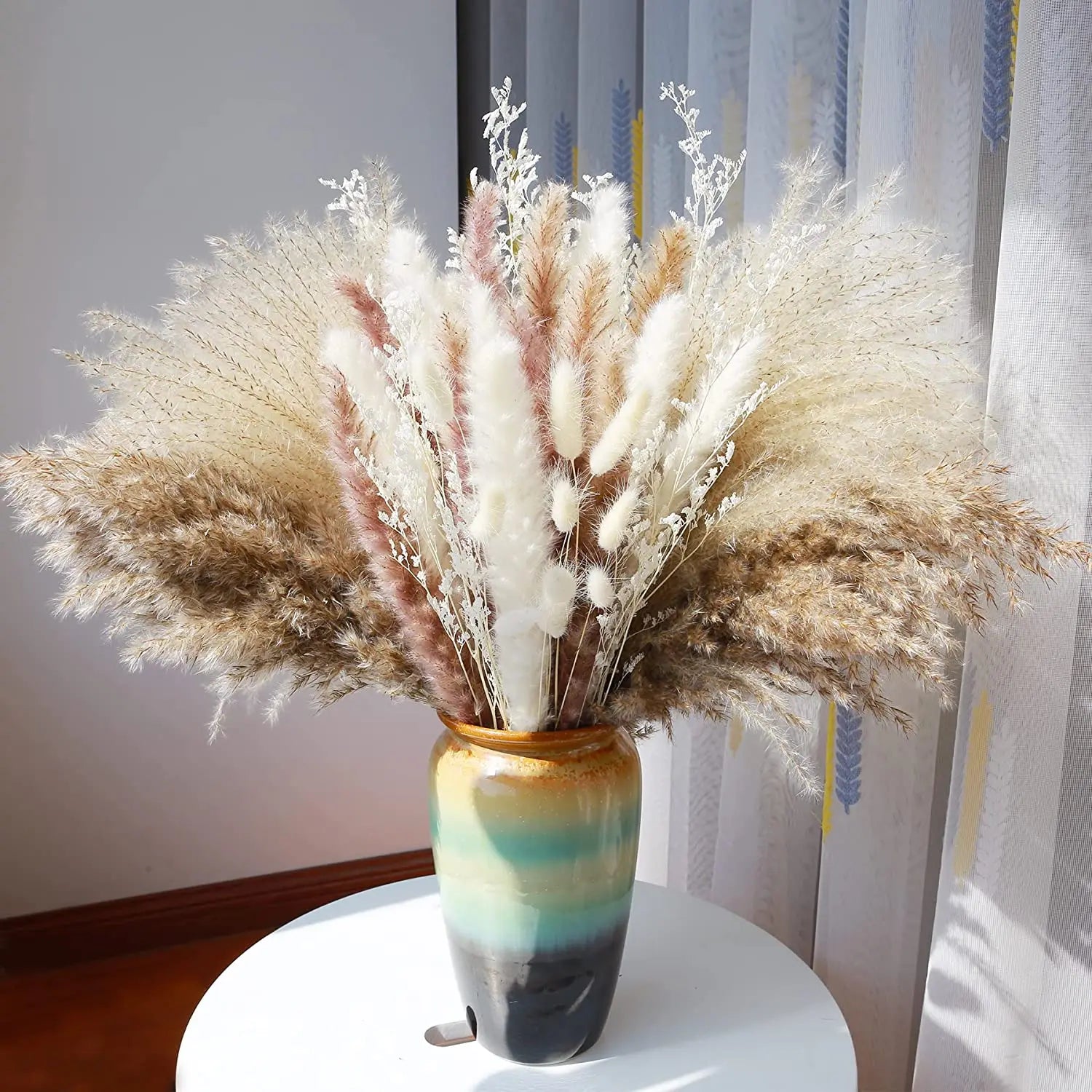 <strong>Natürlicher Getrockneter Pampasgras-Blumenstrauß</strong> – Elegante Boho-Dekoration für Ihr Zuhause 5