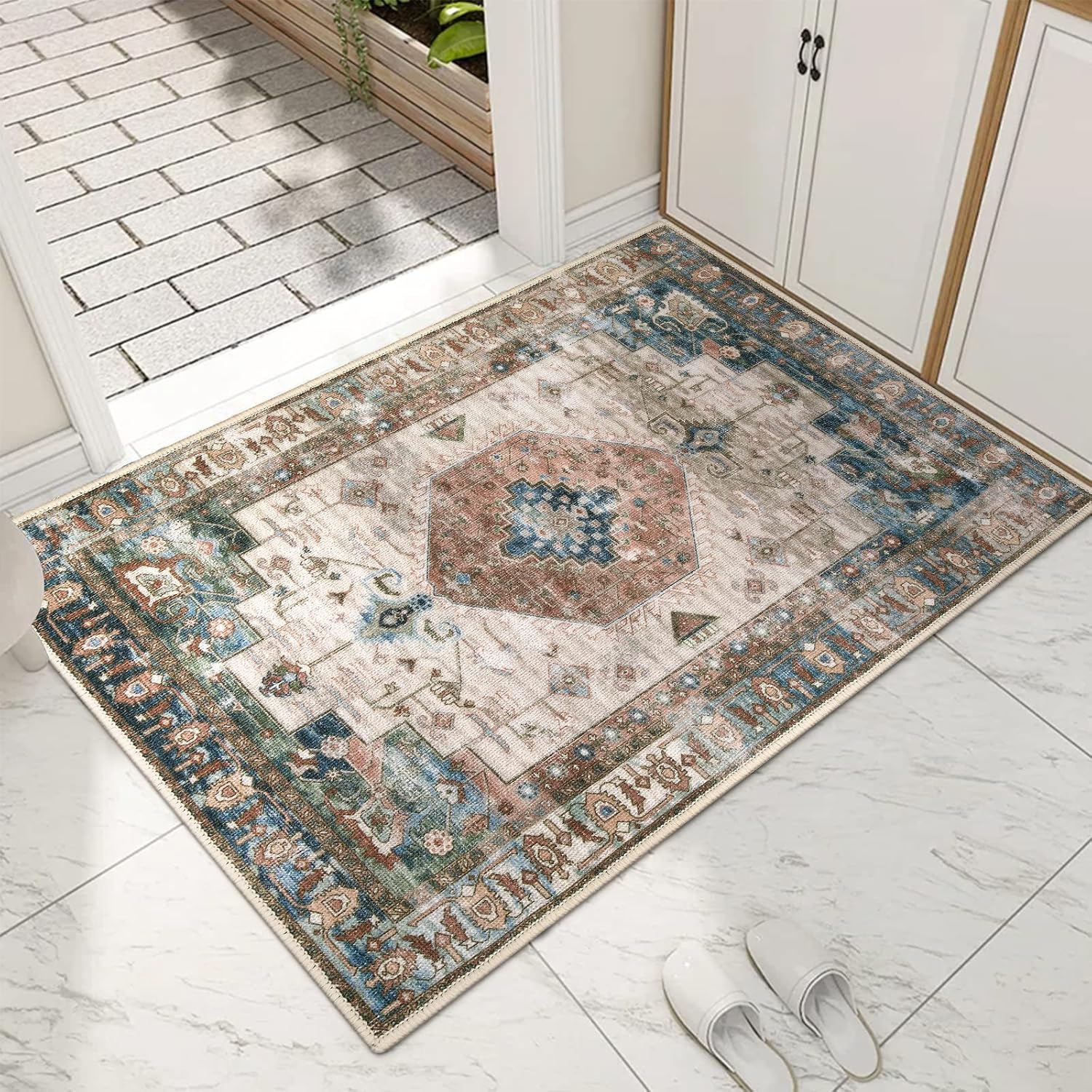 <strong>SOFT RUG Fußmatte Retro-Stil</strong> – <strong>Elegante Vintage-Gestaltung für jeden Eingangsbereich</strong> 1