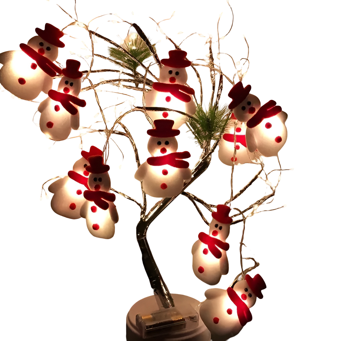 <strong>Schneemann Lichterkette</strong> – Charmante LED-Beleuchtung für Festliche Stimmung 0