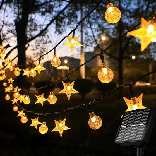 <strong>Solar Star Globe LED Lichterkette</strong> – Stimmungsvolle Beleuchtung für Ihren Außenbereich 0