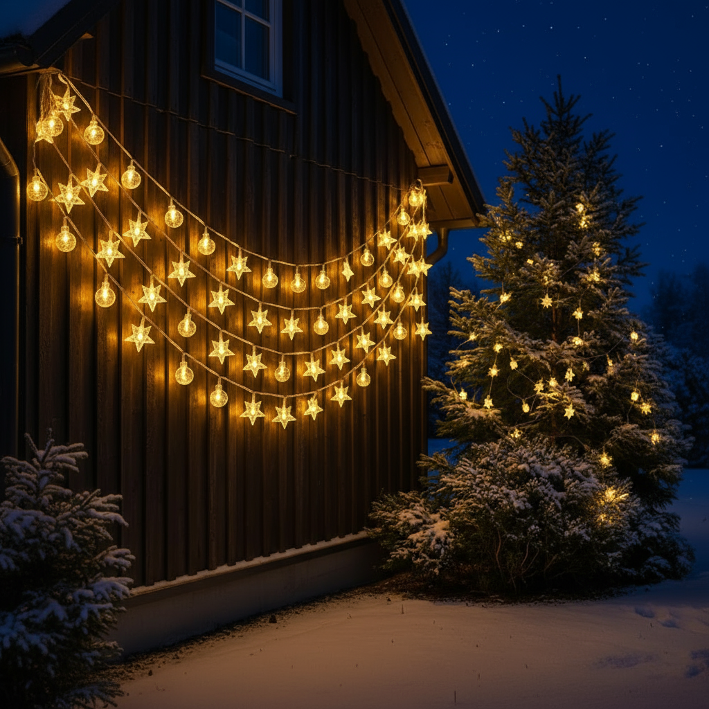 <strong>Solar Star Globe LED Lichterkette</strong> – Stimmungsvolle Beleuchtung für Ihren Außenbereich 3