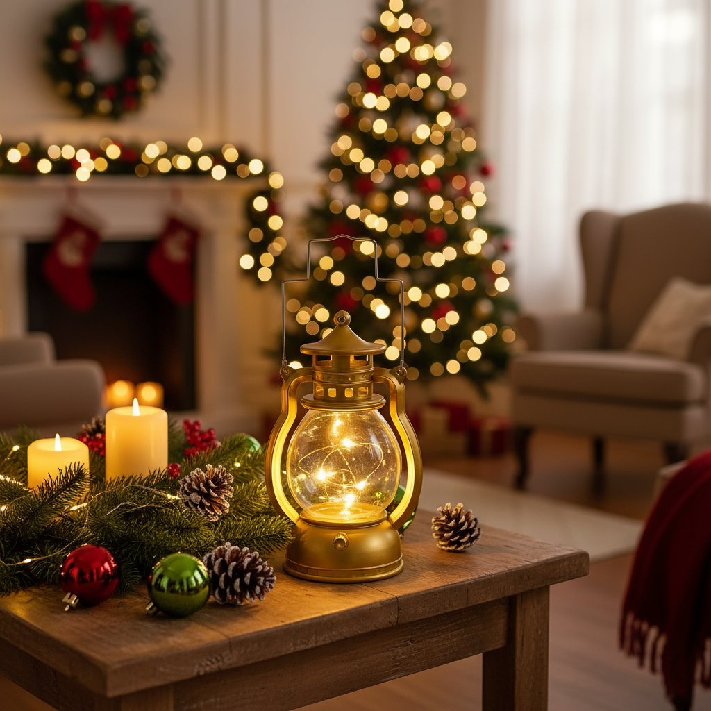 <strong>Vintage Laterne</strong> – Charmante Gartenlaterne für Nostalgische Atmosphäre 1